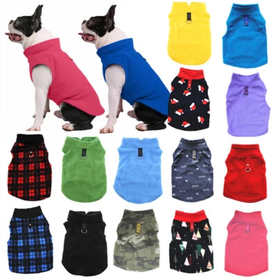 Fleece-Hundejacke Winter-Welpenmantel Chihuahua Warme Pullover-Kleidung с - Bild 1 von 4