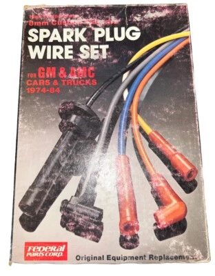 Juego de cables de bujías Federal Parts 2932S para motor Buick 1974-76 455 con HEI Foto 1 de 4