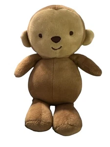 Carter's Child Of Mine Tan Brown Monkey Plush Lovey Rattle MINT - Picture 1 of 3