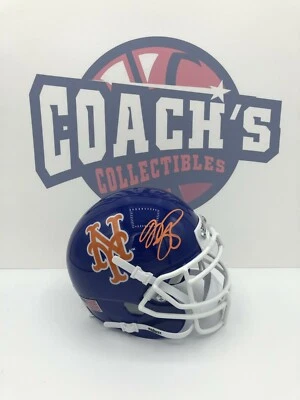 Mike Piazza Autographed NFL Style Schutt Mini Helmet (MLB/Fanatics) - Image 1 of 2