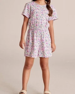 Girls size 14 floral playsuit jumpsuit play suit cut out back Target NEW 5320 - Picture 1 of 5
