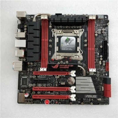 ASUS Rampage IV Gene Motherboard LGA2011 Chipset Intel X79 DDR3 With I/O baffle - Image 1 of 4