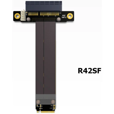 Cable de extensión de tarjeta vertical Riser PCIe x4 3.0 PCI-E 4x a M.2 NGFF NVMe 2280