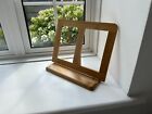 Wooden Bamboo Cookbook Stand Cook Recipe Book Holder Tablet iPad Rest