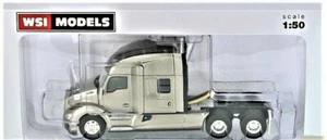 WSI 33-2028 Kenworth T680 3-Axle Tractor w/Mid-Top Sleeper - Champagne 1/50 MIB - Picture 1 of 1