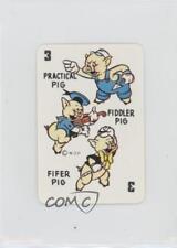1946 Disney Donald Duck Card Game Red Back The Three Little Pigs 00hi