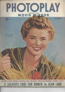 Photoplay - Movie Mirror - Ingrid Bergman - October 1943 - Picture 1 of 1