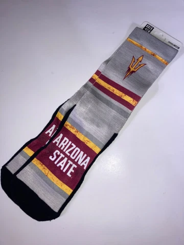 Rock Em Unisex Arizona State L/ XL Socks NEW Cover
