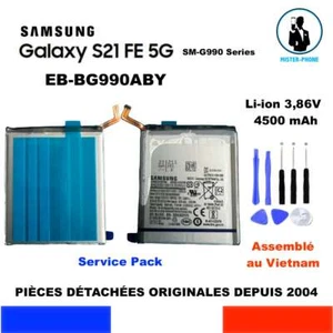 BATTERIE ORIGINALE SAMSUNG EB-BG990ABY GALAXY S21 FE 5G 4500mAh SM-G990 OEM - Photo 1/10