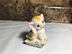Agitador individual vintage Homestead, Iowa Souvenir Cat - Imagen 1 de 7