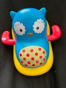 Skip Hop ~ Pull & Go BATH TOY ~ Fun for Baby ~ OWL Zoo Characters ~ CLEAN