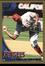 2010 Topps Series 1 Howie Kendrick Gold Parallel #44 Angels #'d /2010