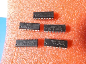 5 Stück: MC14503B (CD4503B) DIP IC - NOS. USA Verkäufer, schneller Versand! - Bild 1 von 2