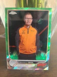 2022 Topps Chrome F1 Sapphire Andreas Seidl GREEN /75 Formula 1 #104 - Picture 1 of 2