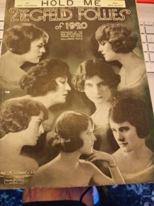 "ZIEGFELD FOLLIES OF 1920" THEATRE SHEET MUSIC "HOLD ME" - Picture 1 of 5