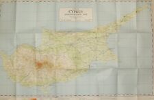 F. J. SALMON Survey of CYPRUS Administration Map 1958 