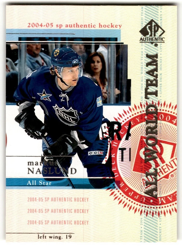 Markus Naslund 2004-05 SP Authentic AWT #149 Vancouver Canucks - Image 1 of 2