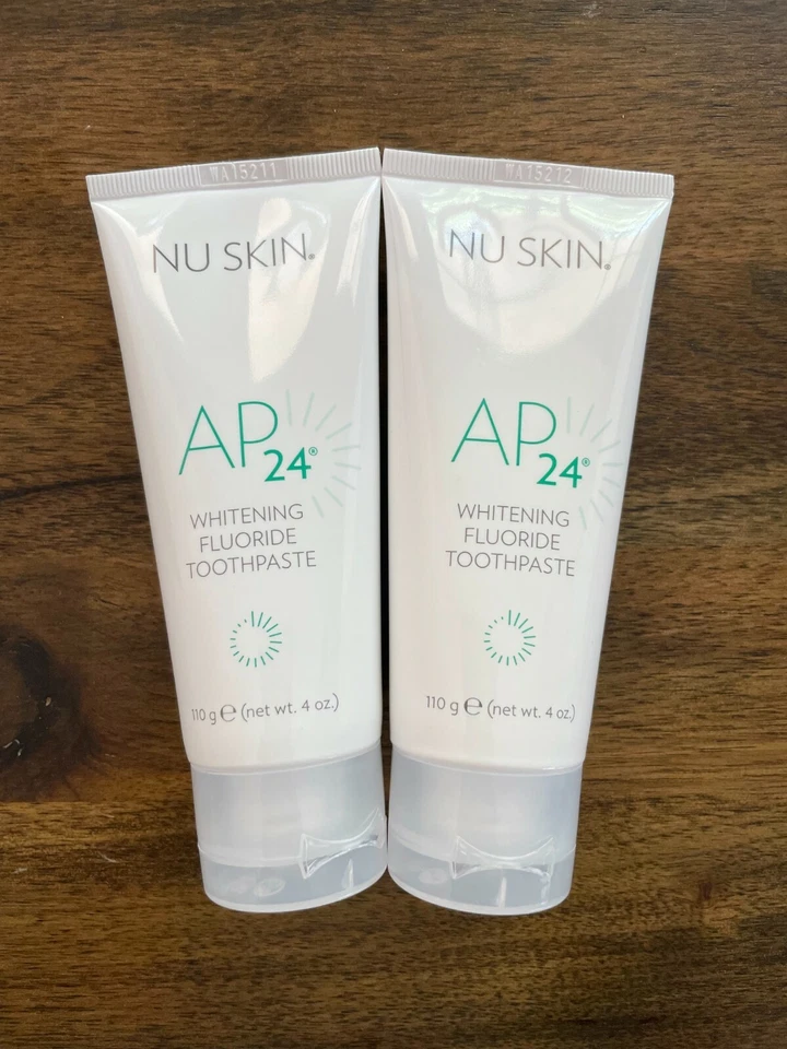 EXP 07/2026。 美国制造。 批量 2 件 Nu Skin AP-24 美白氟化物牙膏 — 第 1/1 张图片