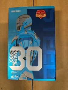 HOT TOYS IRON MAN 3 BLUE STEEL Mark XXX 30 1/6 New Sealed MMS391 - Picture 1 of 4
