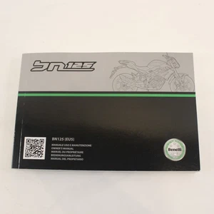 Original Benelli BN125 EU5 ab 2021 verschiedene Sprachen Bedienungsanleitung B000094232000 - Bild 1 von 12