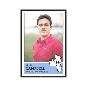 1983 Fritsch Minor League Greg Campbell Burlington Rangers #25.0 - Picture 1 of 3