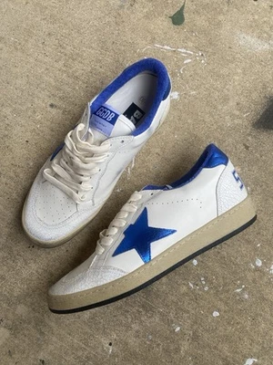 Zapatillas Mujer Golden Goose Ball Star Talla 40 Blanco Azul Usadas ¡Leer! Foto 1 de 4