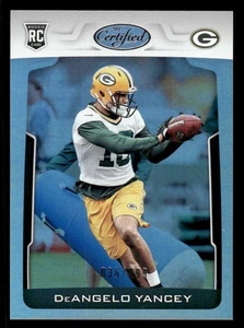 2017 Certificado #148 Deangelo Yancey Silver Rookie #d/299! PACKERS - Imagen 1 de 2