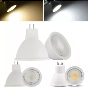 COB LED Spotlight Dimmable Bulb 7W GU10 GU5.3 MR16 AC 110/220V Light Bright Lamp - Picture 1 of 12