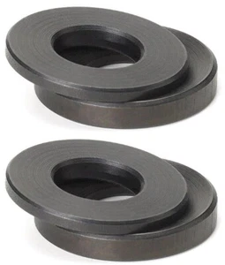 TWO PAIR Morton Low Carbon Steel Spherical Equalizing Washer Sets for 5/8" Arbor - Picture 1 of 2