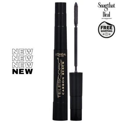 L'Oreal Paris Telescopic Mascara - Carbon Black - 0.27 Fl Oz - Image 1 of 4