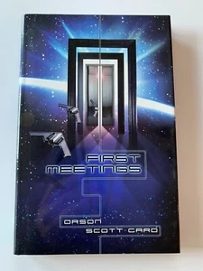 First Meetings In the Enderverse Orson Scott Card 2002 SIGNED 1st HC Inscribed - Foto 1 di 6