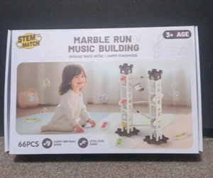 STEM MATCH Marble Run Music Building Module Track Music - 66 pcs. #BS809 - Picture 1 of 5