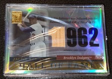 JACKIE ROBINSON ✨️ 2004 Topps Tribute HALL of FAME GAME-USED BAT ✨️ HOF Gem Mint