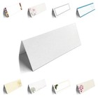 Table Place Name Cards  Blank Plain for Wedding, Conference, Parties, Christmas