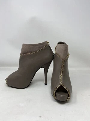 Ботинки Anne Michelle с открытым носком на молнии размер 7,5 - Изображение 1 из 4