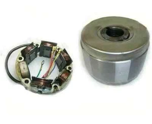 Pour pour Royal Enfield Bullet 350 500cc Tôt Rotor Alternateur Stator 6 Volts - Photo 1/3