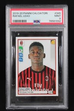 2020 Rafael Leao Rookie RC PSA 9 / Panini Calciatori Sticker (19-20) #345