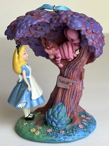 Alicia en el País de las Maravillas con Gato de Cheshire en Árbol Disney Cuaderno de Bocetos 2014 Adorno - Imagen 1 de 10