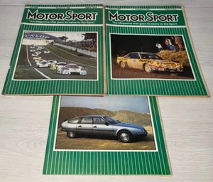 MotorSport Magazine 1985 Vintage automobile car mags Motor Sport Memorabilia - Picture 1 of 2