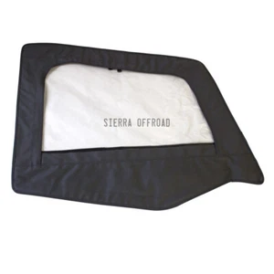 Jeep YJ Wrangler Door Skins for 88-95 Sold in Pairs, Black Denim - Picture 1 of 3