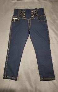 High Waisted Capri Jeggings Fashion Jeans