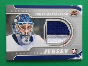 JONAS GUSTAVSSON (TORONTO) 11-12 BETWEEN THE PIPES 2 COLOR JERSEY SILVER M13 - Bild 1 von 2