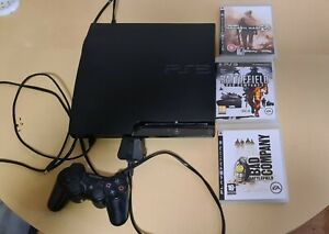 Sony PlayStation 3 Slim console bundle + bad company 1 & 2, call of duty mw2