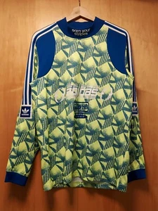 Adidas bootleague jersey 720p HD Mock neck Earn your stripes skateboard shirt - Picture 1 of 7