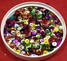 10000 Mixed Color 4mm Flat Round loose sequins Paillettes sewing