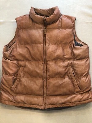 Weatherproof Puffer Vest Men's Extra Large Brown Full Zip Jacket Coat - Image 1 of 4