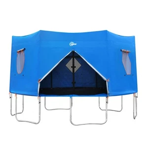 14Ft Trampoline Tent Cover, Fits For 6 Straight Pole Round Trampoline  - Picture 1 of 6