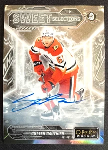 2024-25 O-PEE-CHEE PLATINUM CUTTER GAUTHIER RC SWEET SELECTIONS ON CARD AUTO SP - Imagen 1 de 2