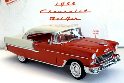 DANBURY MINT 1:16 '55 CHEVROLET BEL AIR HARDTOP, MINT CAR! GORGEOUS! (READ) - Image 1 of 4