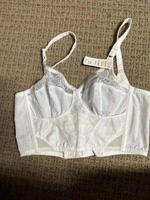 VINTAGE LILYETTE long line stitched cup     BRA Sz 34C JC Penneys NOS USA - Image 1 of 4